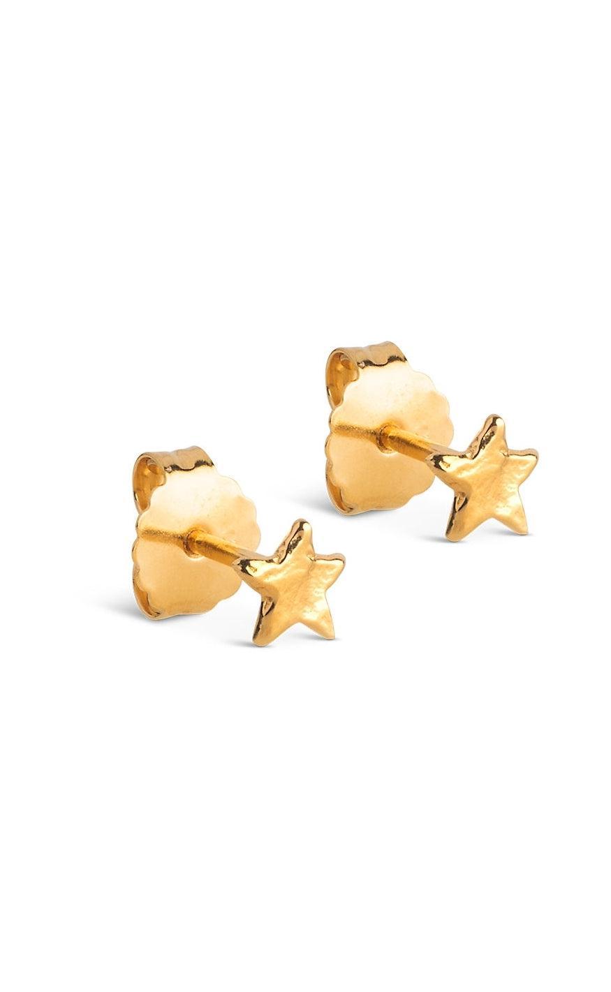925S/GP Enamel Copenhagen Star Energy Gold Colour - Øreringe  - 5714274034788