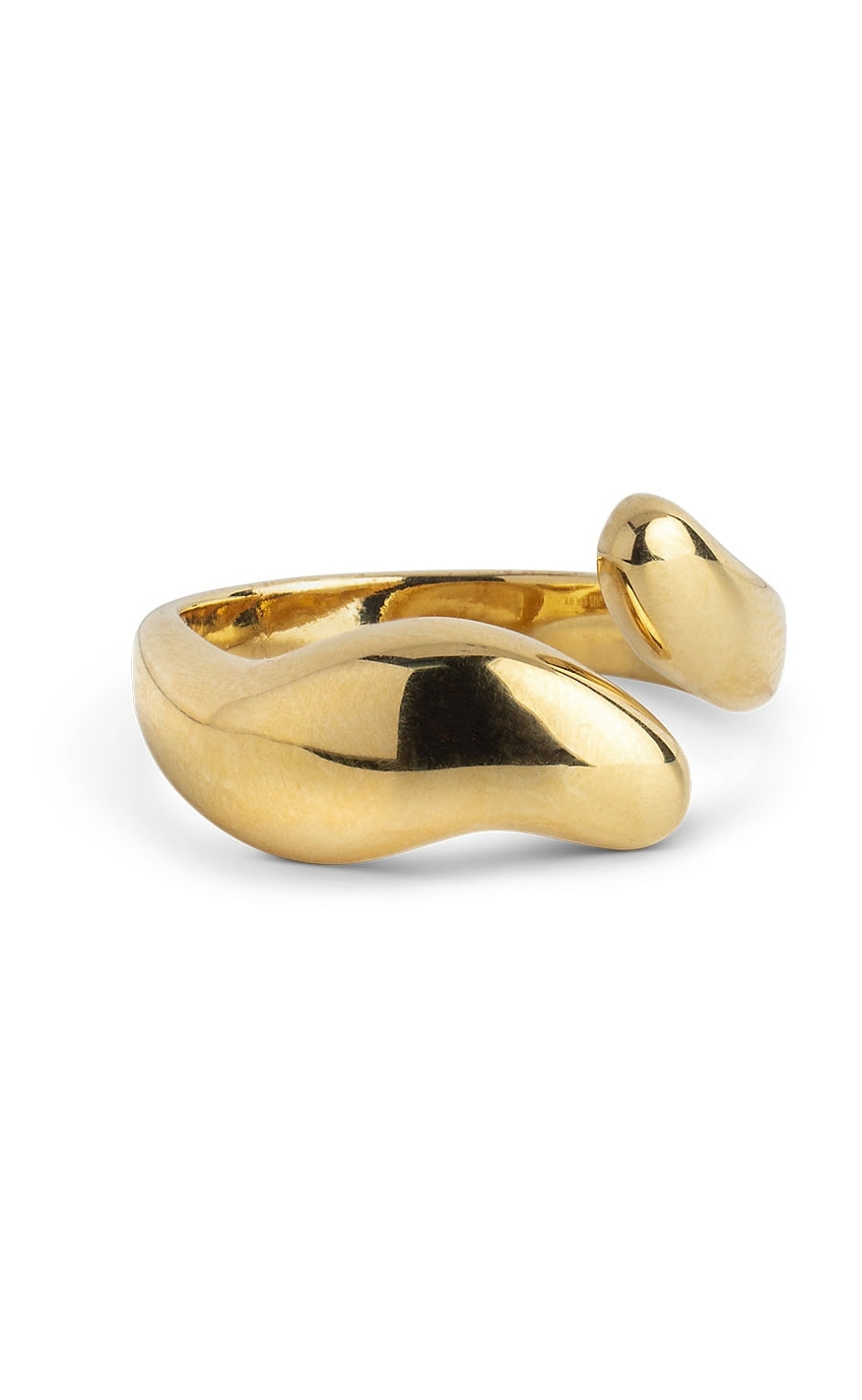 925S/GP Enamel Copenhagen Ring Neli Gold Colour - Fingerringe  - 5714274036904