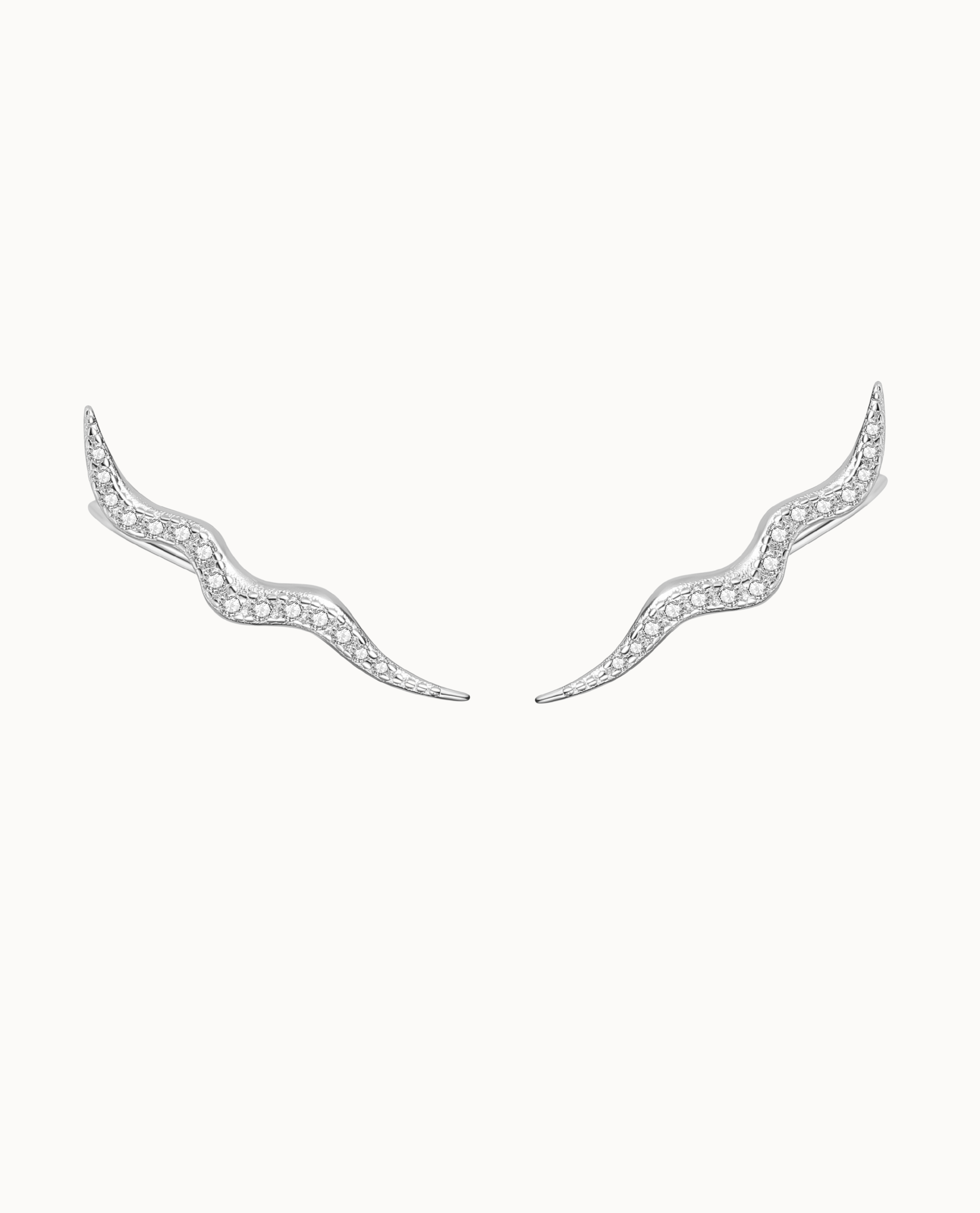 Esther Ear Climber Sølv - Nava Copenhagen Ørestikkere  - 05715461002962