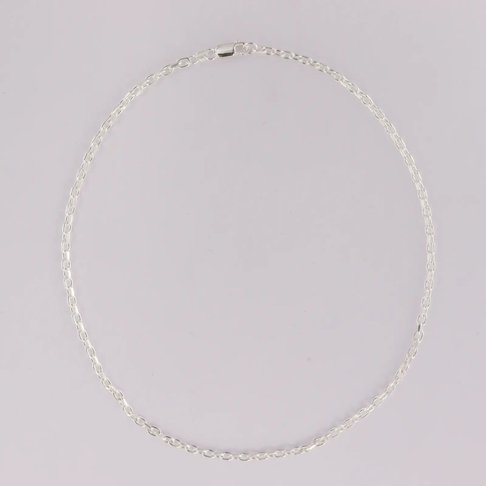 Sølv Halskæde Chunky Anker Facet Sterling - Spain Halskæder  - 05740034021668