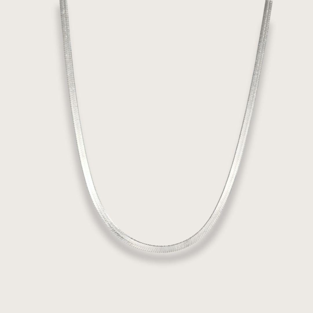 Zo Flat Snake Chain Halskæde 3mm - Chant Du Matin Halskæder