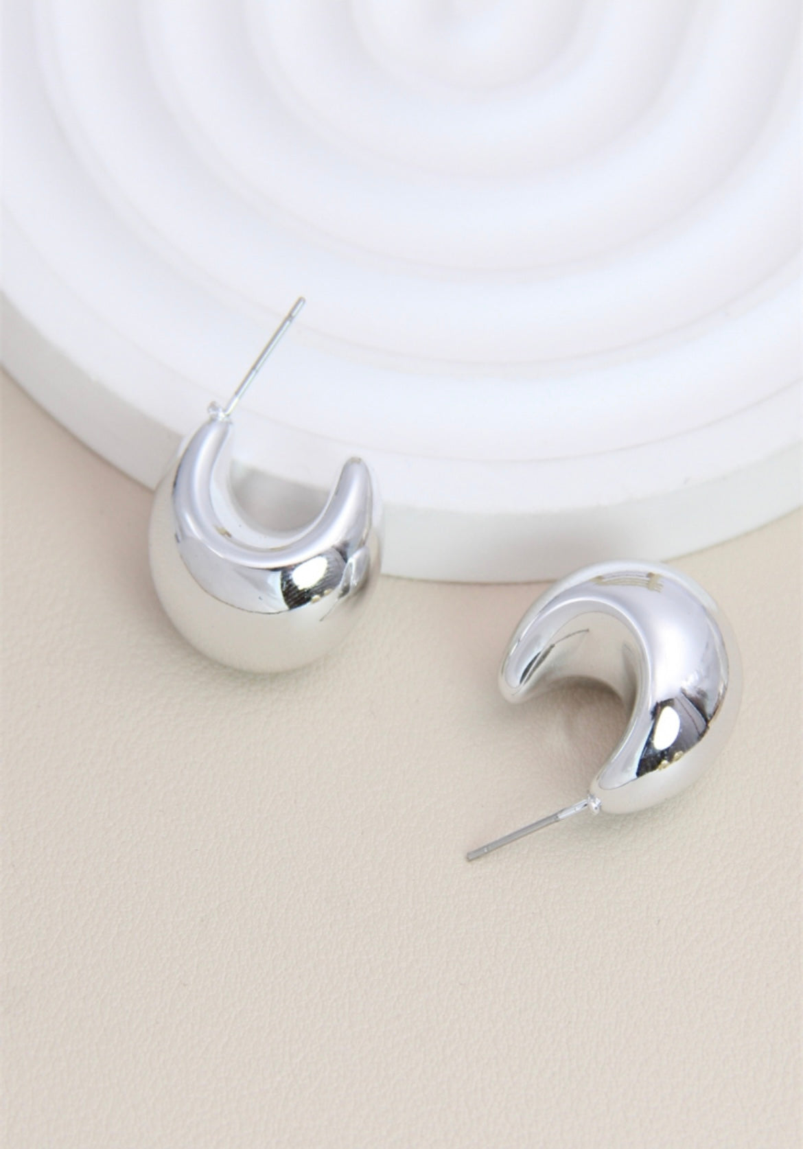 Agnete Earring Silver Plated - Beomé Øreringe