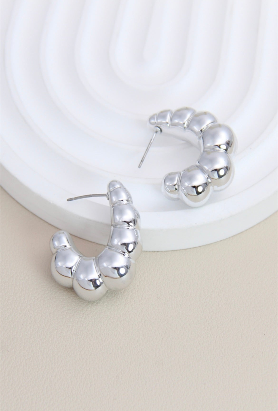 Nelly Earring Silver Plated - Beomé Øreringe