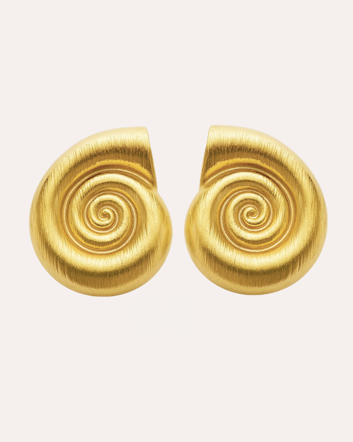 Cava Earrings Forgyldt - Khaai Studio Ørestikkere