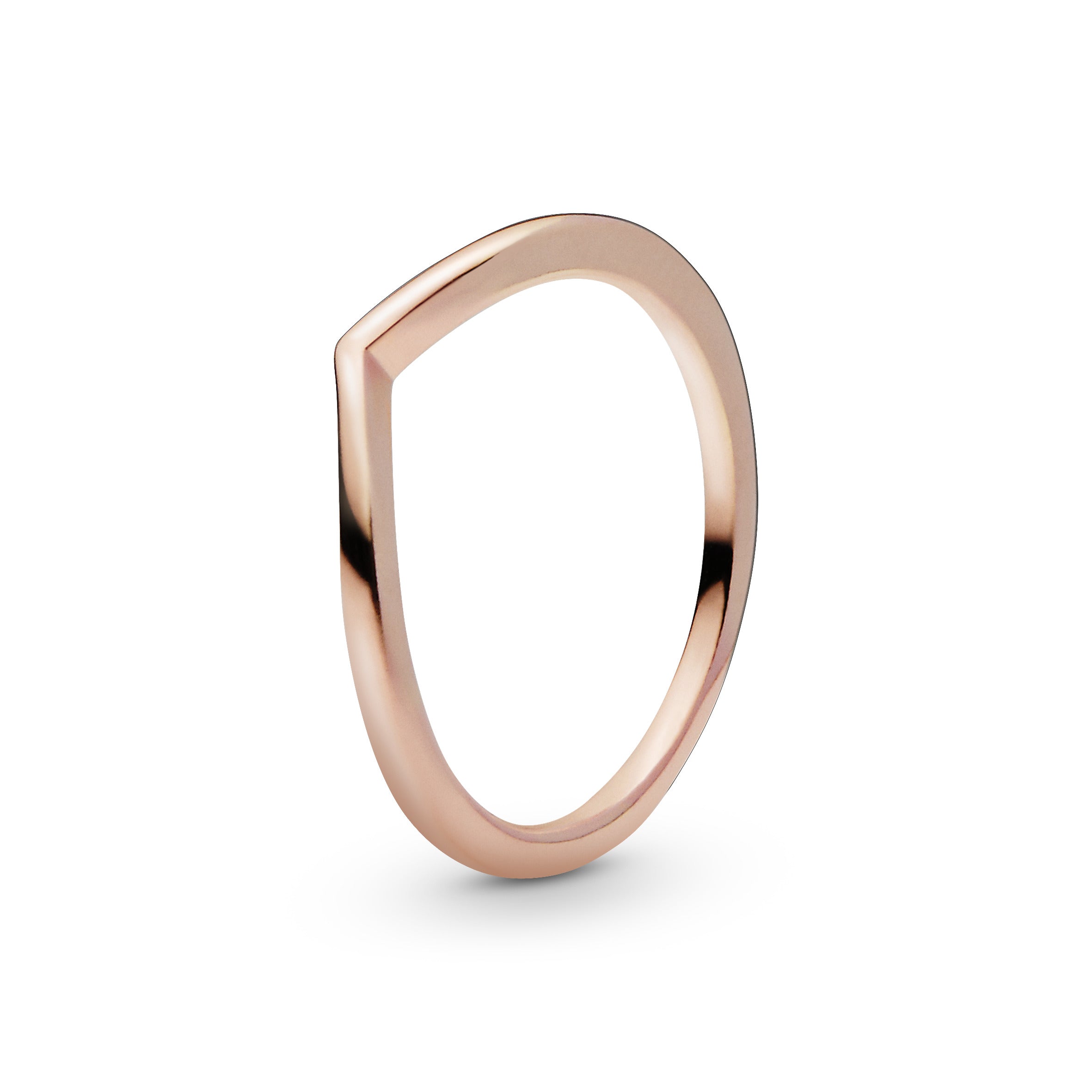Pandora Ring Poleret Wishbone Ring Rose 186314 - Pandora Fingerringe  - 1233690123660