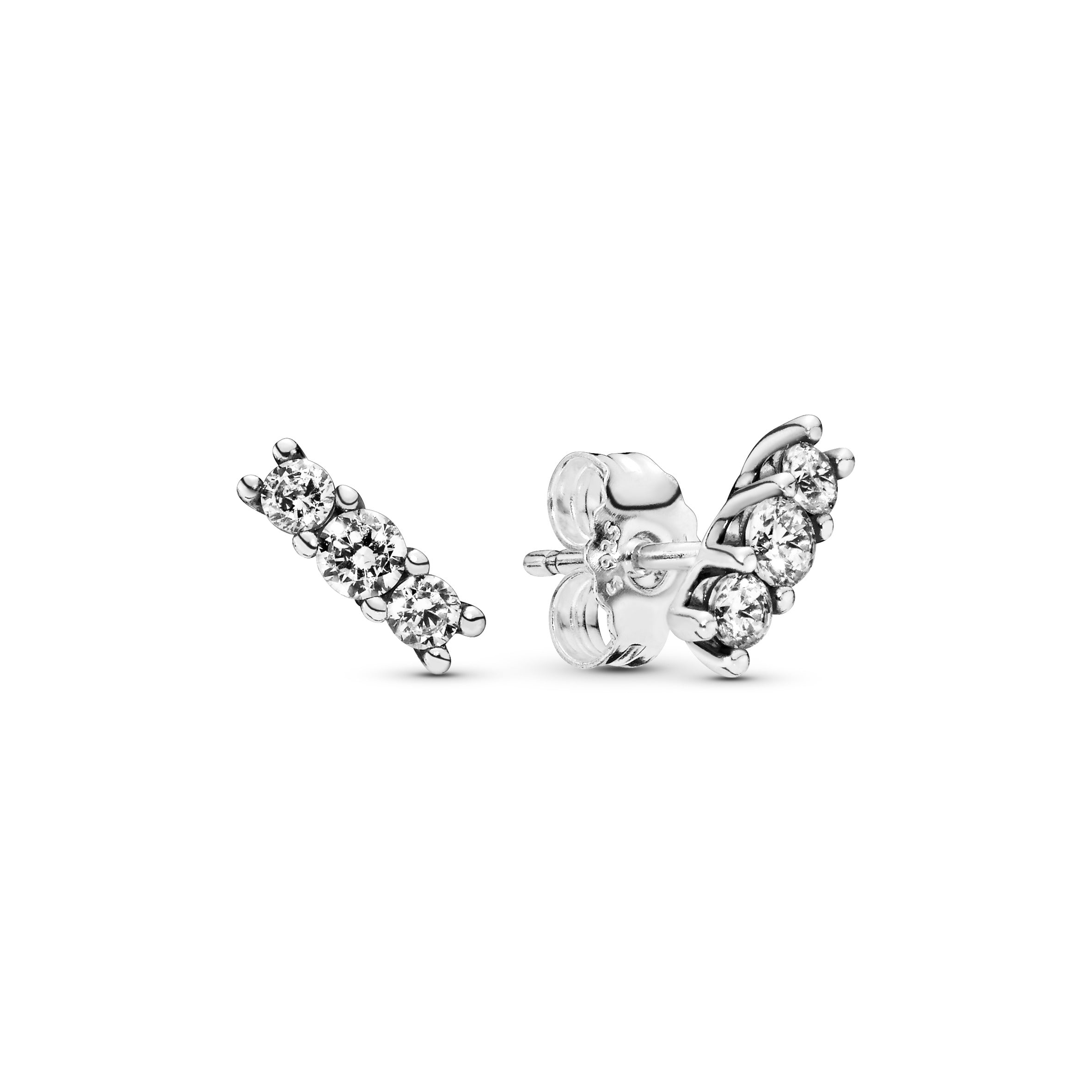 Pandora Funklende ørestikker Med Zirkonia Sten 290725cz - Pandora Ørestikkere  - 1233690020228