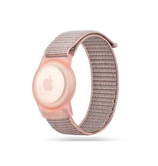Pink Airtag Armbånd Nylon Til Børn Voksne - Deluxecovers Armbånd