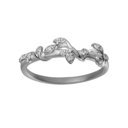 Bybiehl Jungle Ivy Sparkle Ring Sølv 3102a - Bybiehl Fingerringe  - 1233690073804