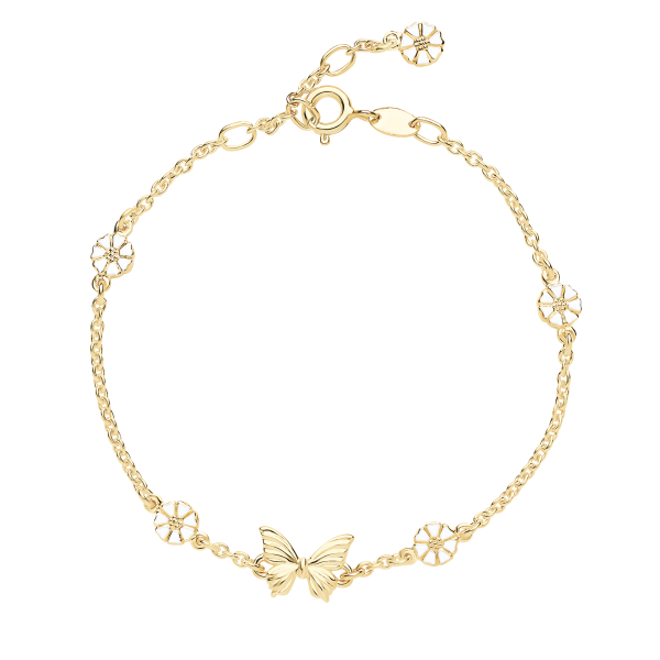 Lund Copenhagen Marguerit Sommerfugl Armbånd 9015101 - Lund Copenhagen Armbånd