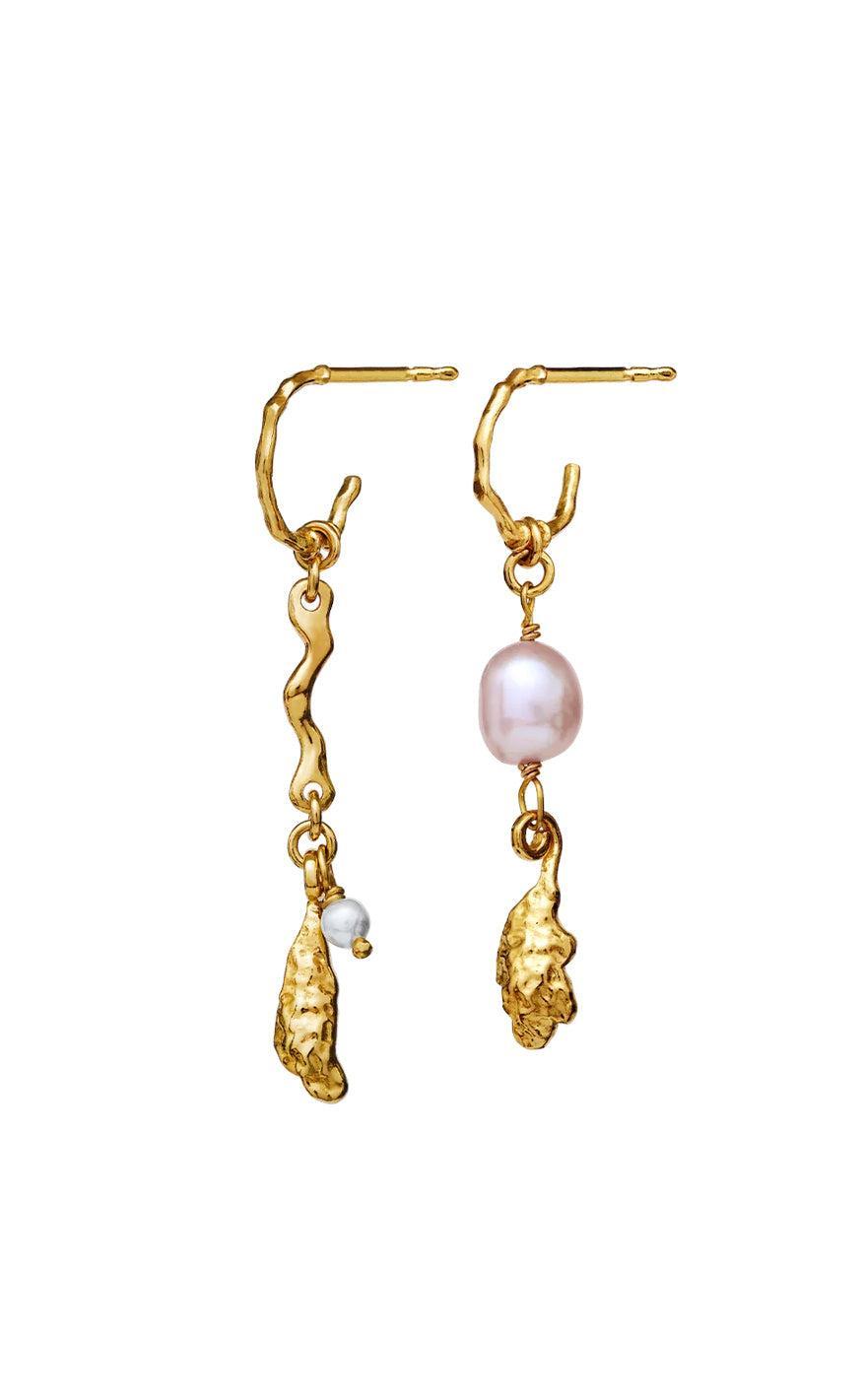 Maanesten Lyric Gold Colour - Maanesten Øreringe  - 5715336028899