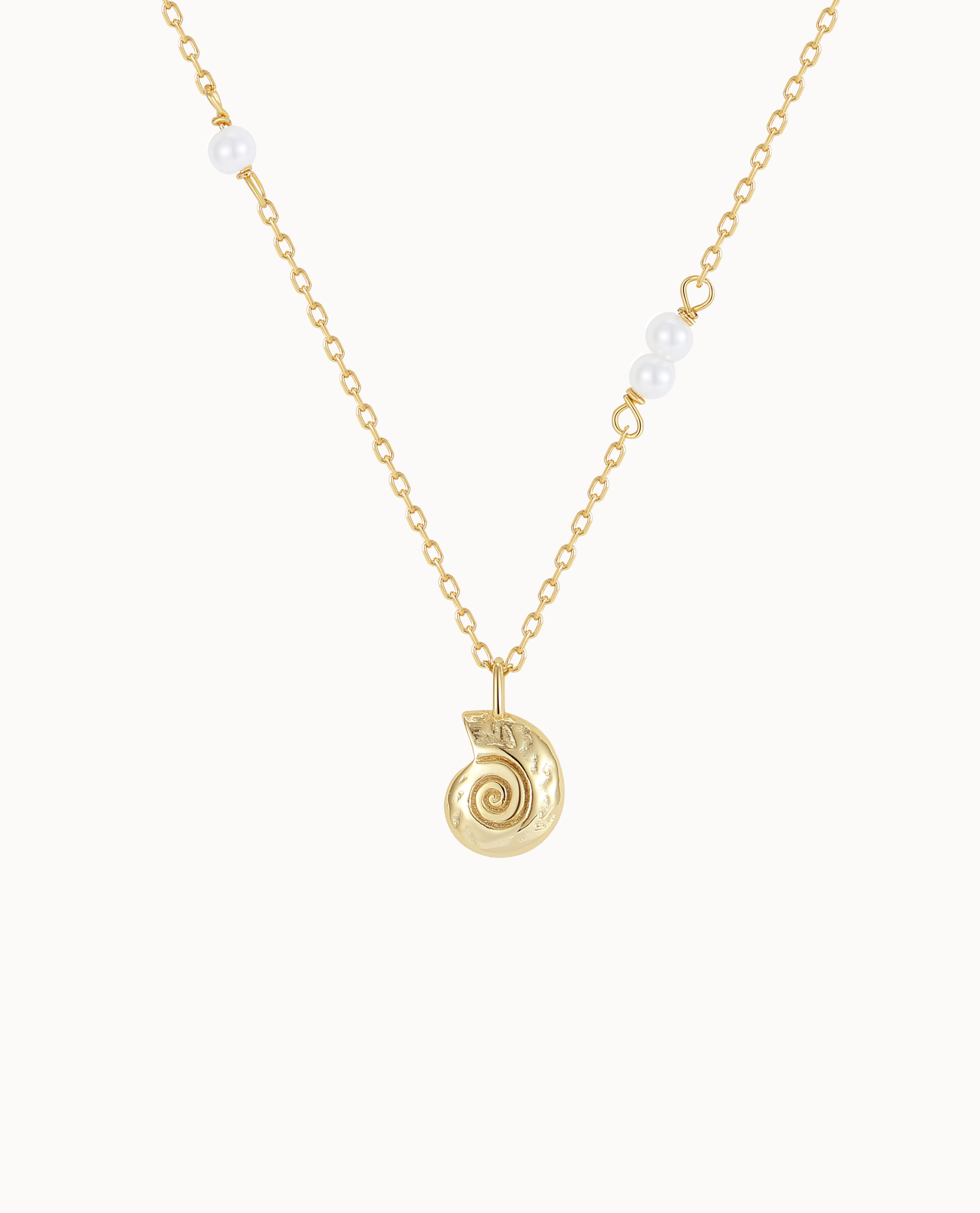 Mahe Necklace Forgyldt - Nava Copenhagen Halskæder  - 5715461010424