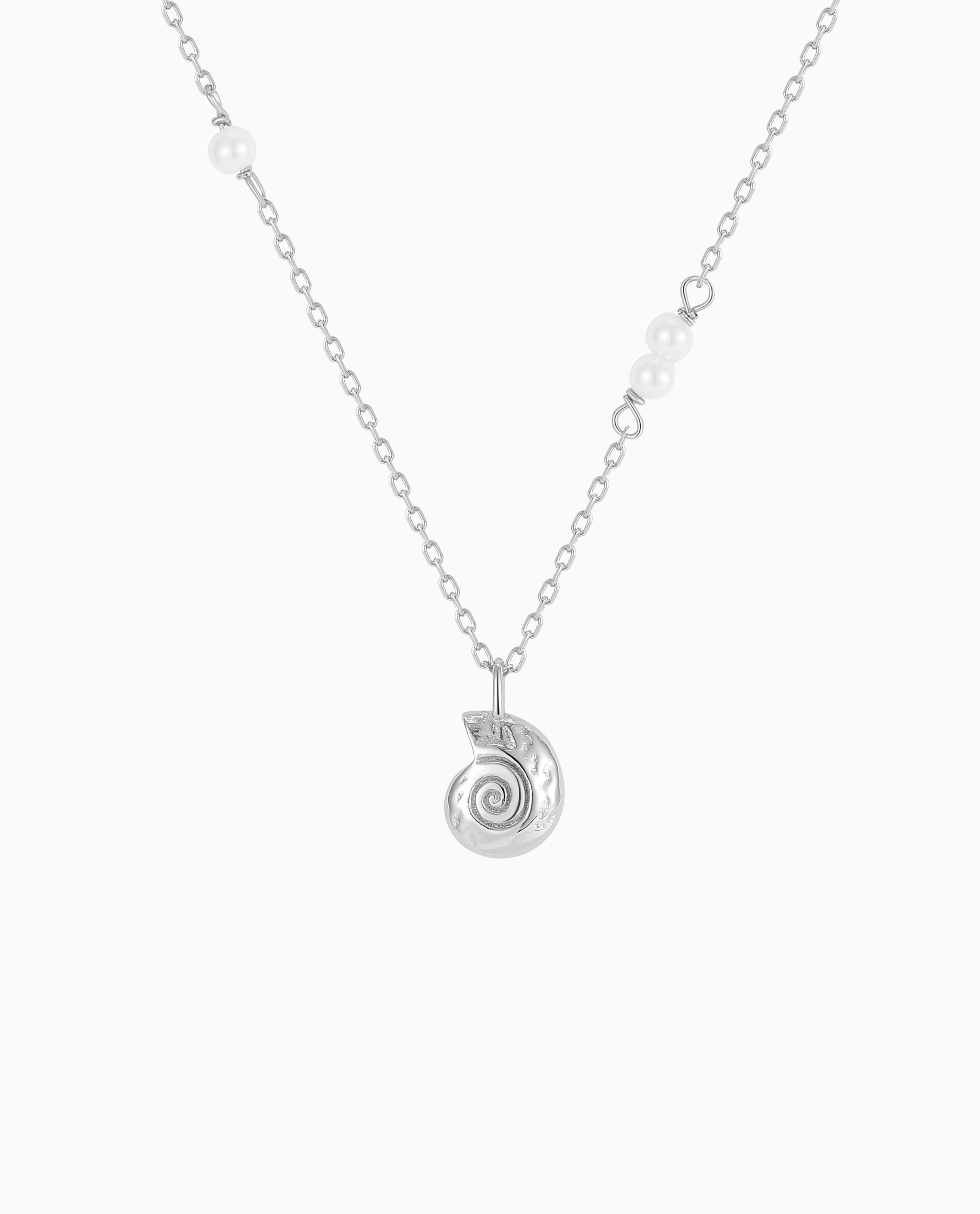 Mahe Necklace Sølv - Nava Copenhagen Halskæder  - 5715461010431