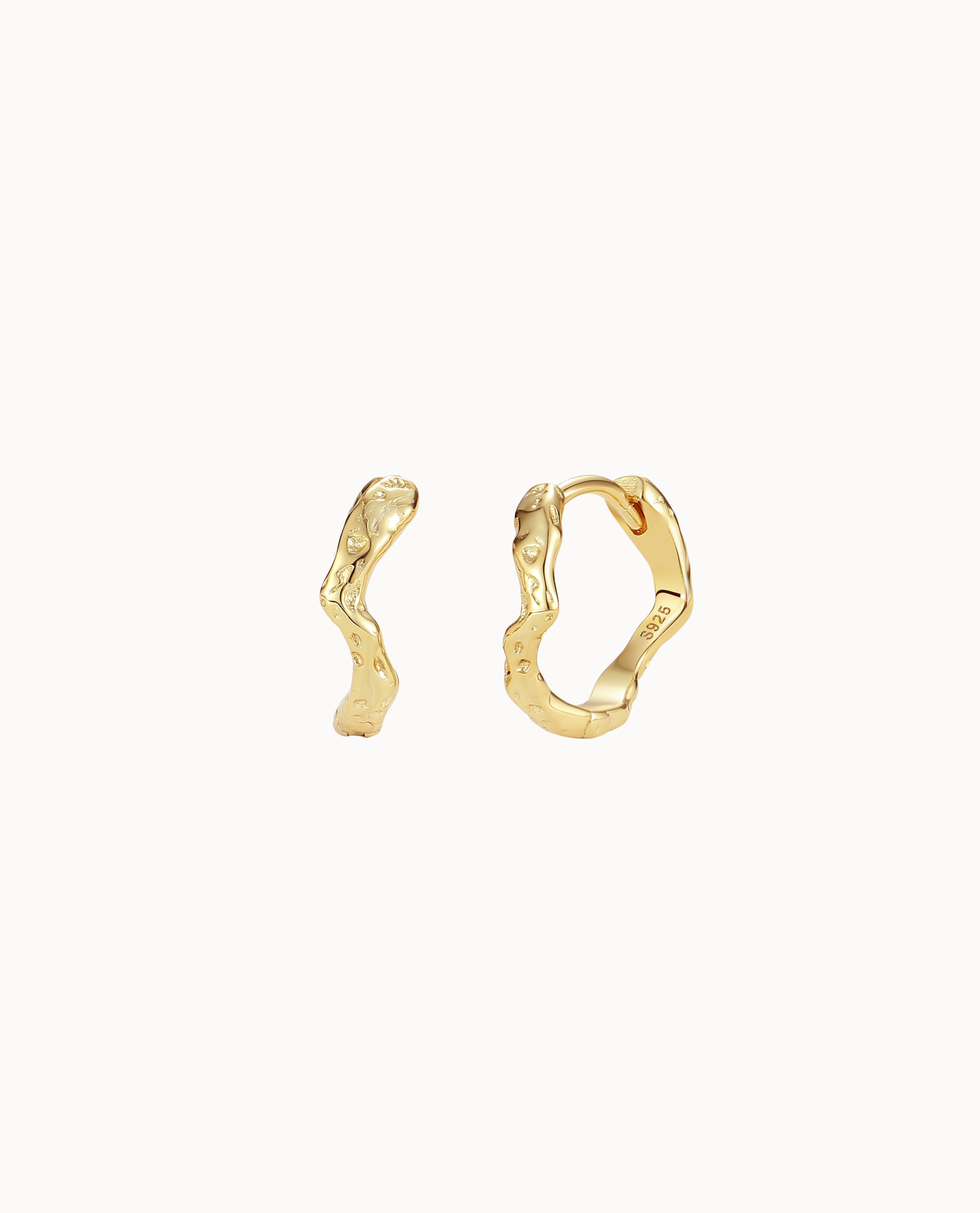 Morea Earrings Forgyldt - Nava Copenhagen Øreringe  - 5715461010486