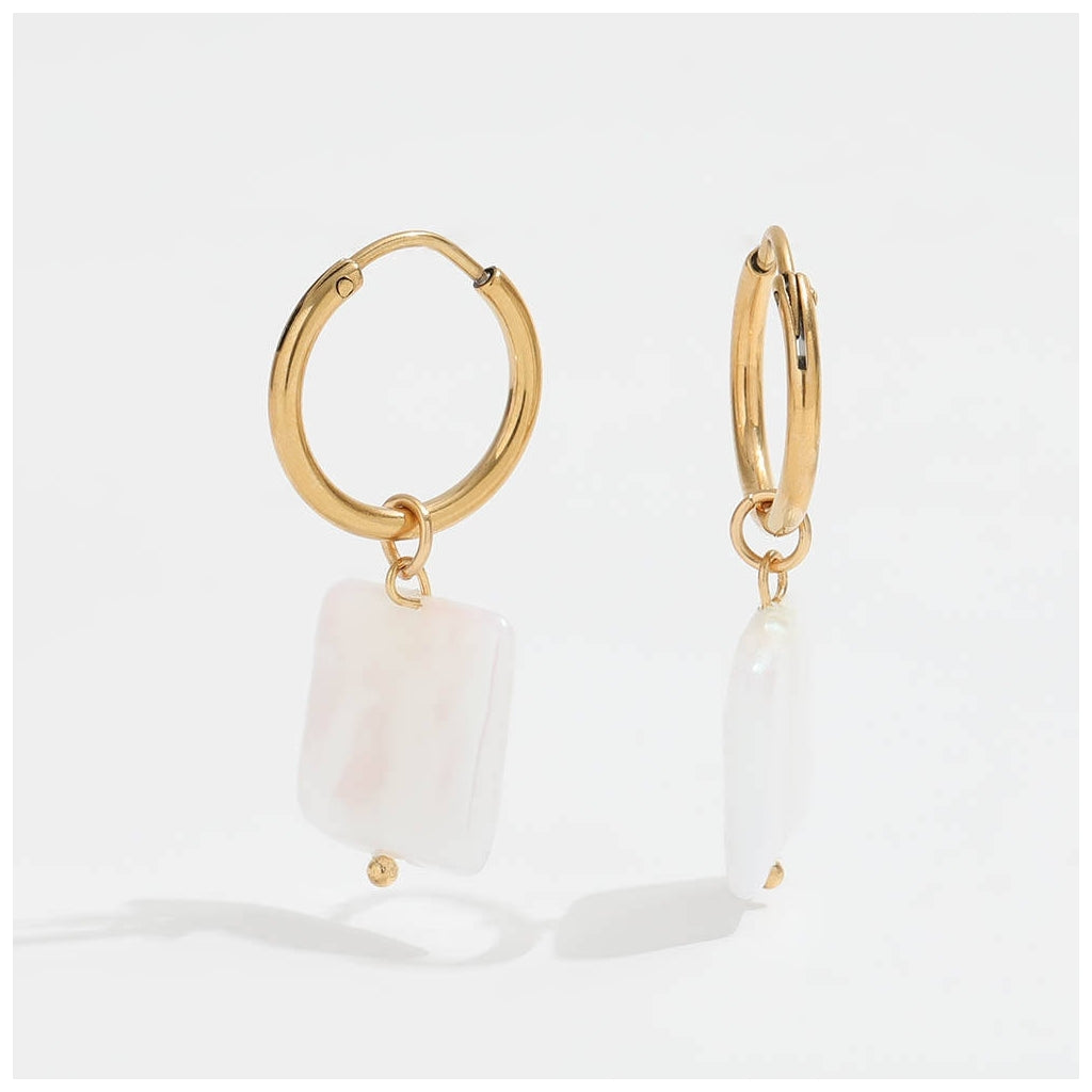Gul Muun Studios Perl Pendant 18k Dbelagt D - Muun Studios Øreringe  - 5715406745978