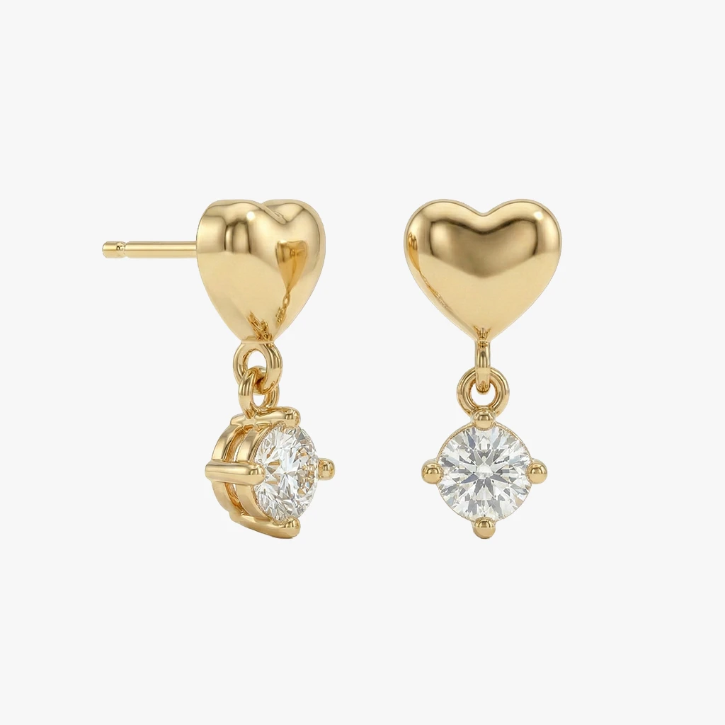 Love Drop øreringe 18k Jewelries - Øreringe