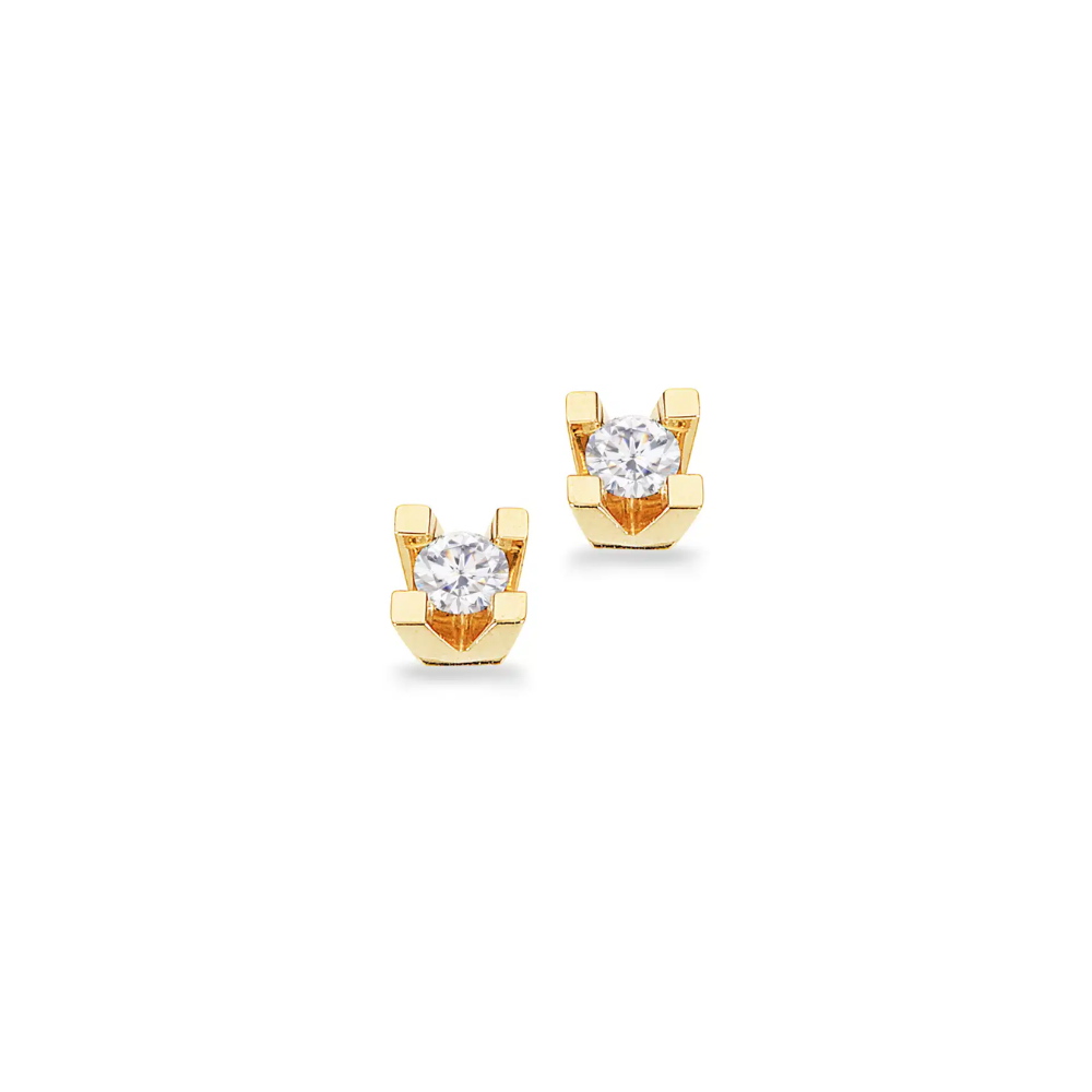Scrouples Kleopatra Guld øreringe Med 10ct Diamant - Scrouples Øreringe