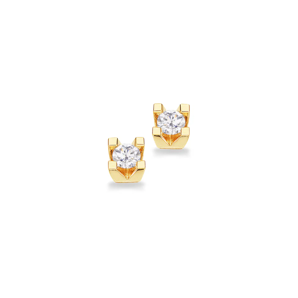 Scrouples Kleopatra Guld øreringe Med 15ct Diamant - Scrouples Øreringe