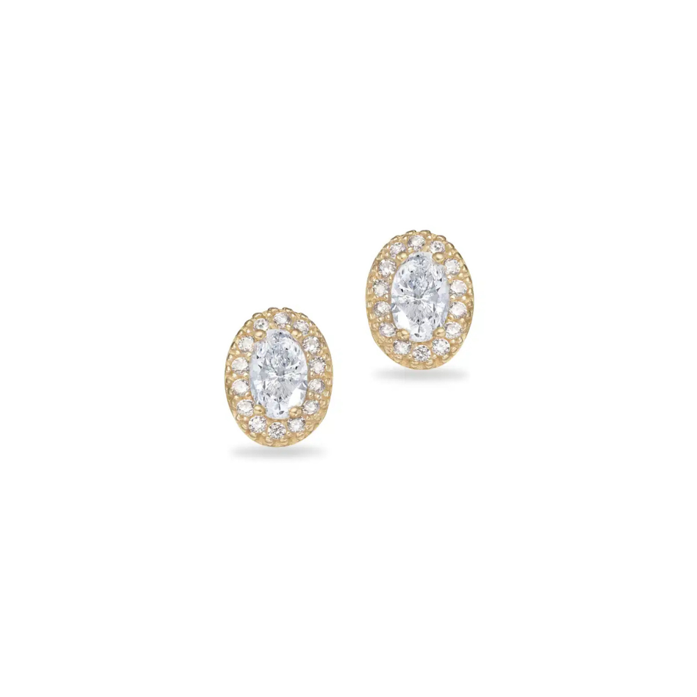 Scrouples Karat Guld Rosette ørestikker 125483 - Scrouples Øreringe