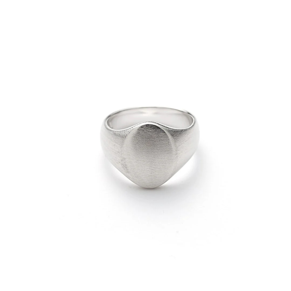 Alexander Lynggaard Oval Signet Ring Sølv H10112 - Fingerringe