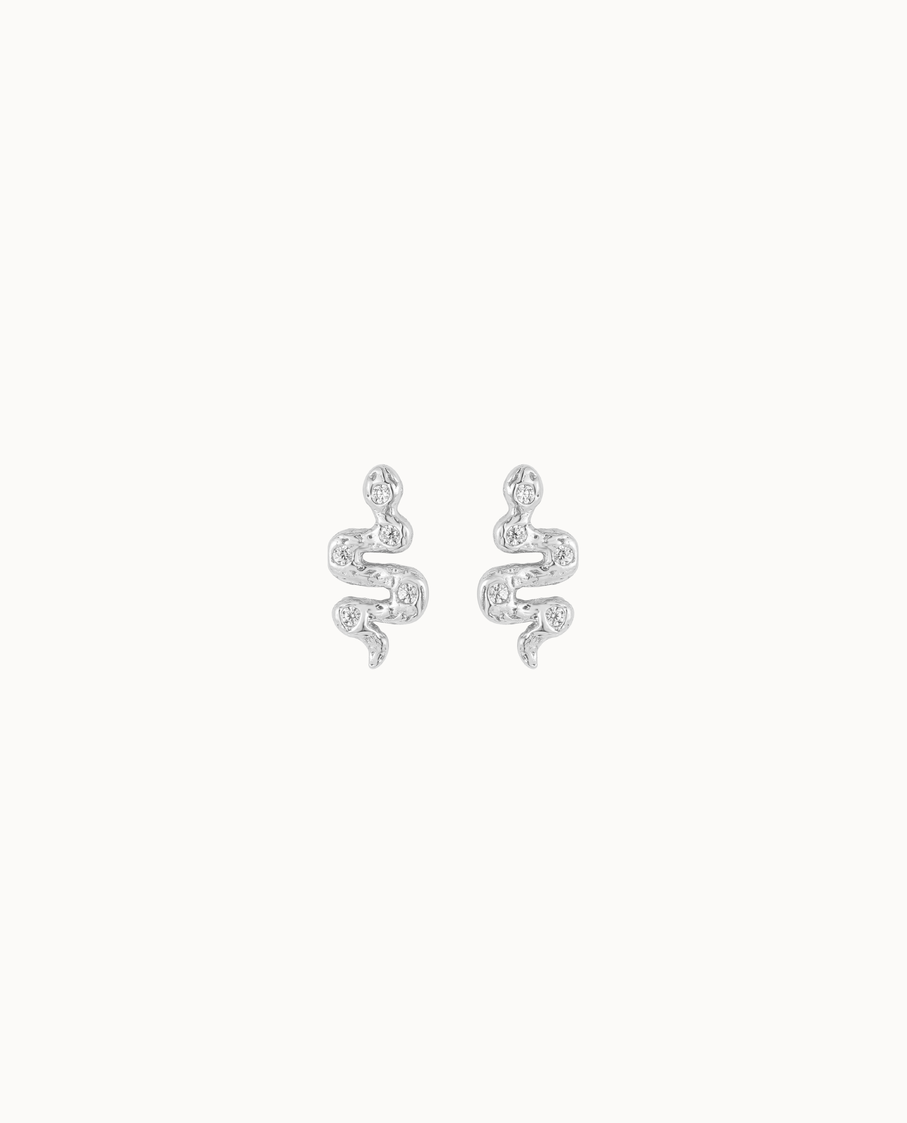 Python Petite Studs Sølv - Nava Copenhagen Ørestikkere  - 5715461008612