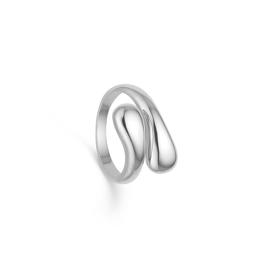 Randers Sølv Sølv Ring Med Dråber 248508 - Randers Sølv Fingerringe  - 1233690230955