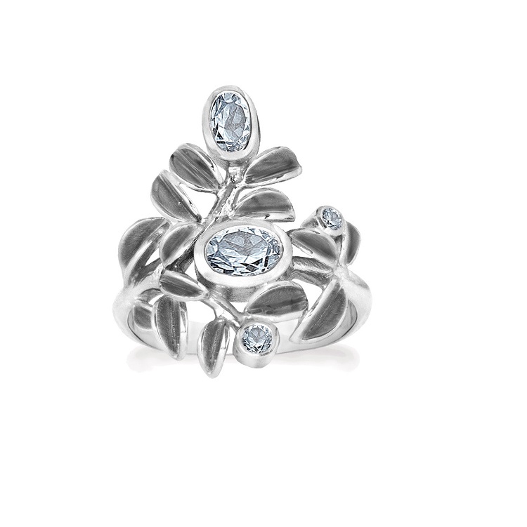 Rabinovich Glowing Leaves Ring 77616336 - Rabinovich Fingerringe