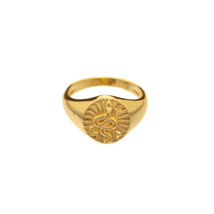 Hultquist Snake Ring Forgyldt - Hultquist Fingerringe