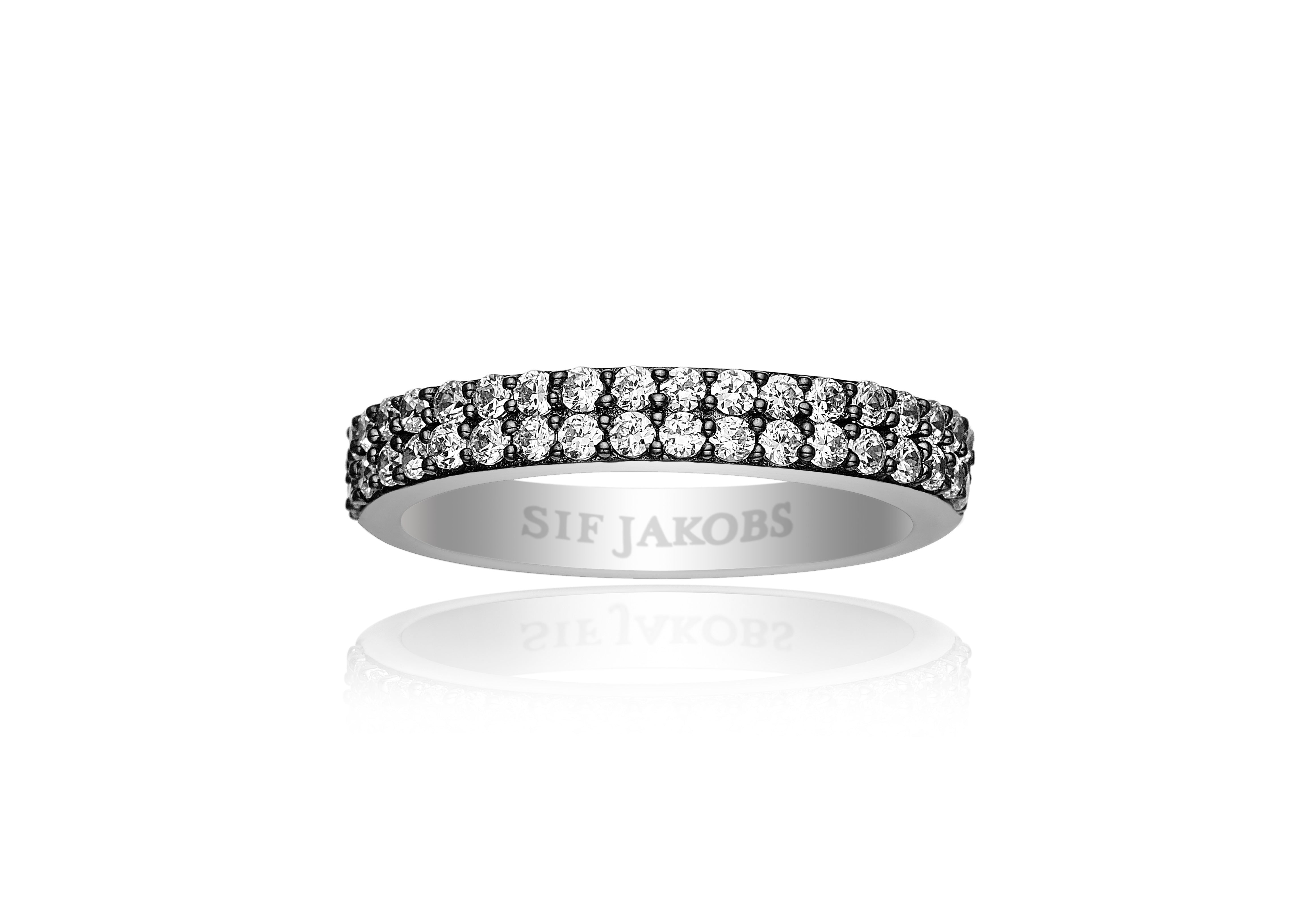 Sif Jakobs Oxyderet Corte Duo Ring R10762b - Sif Jakobs Fingerringe  - 1233690192536
