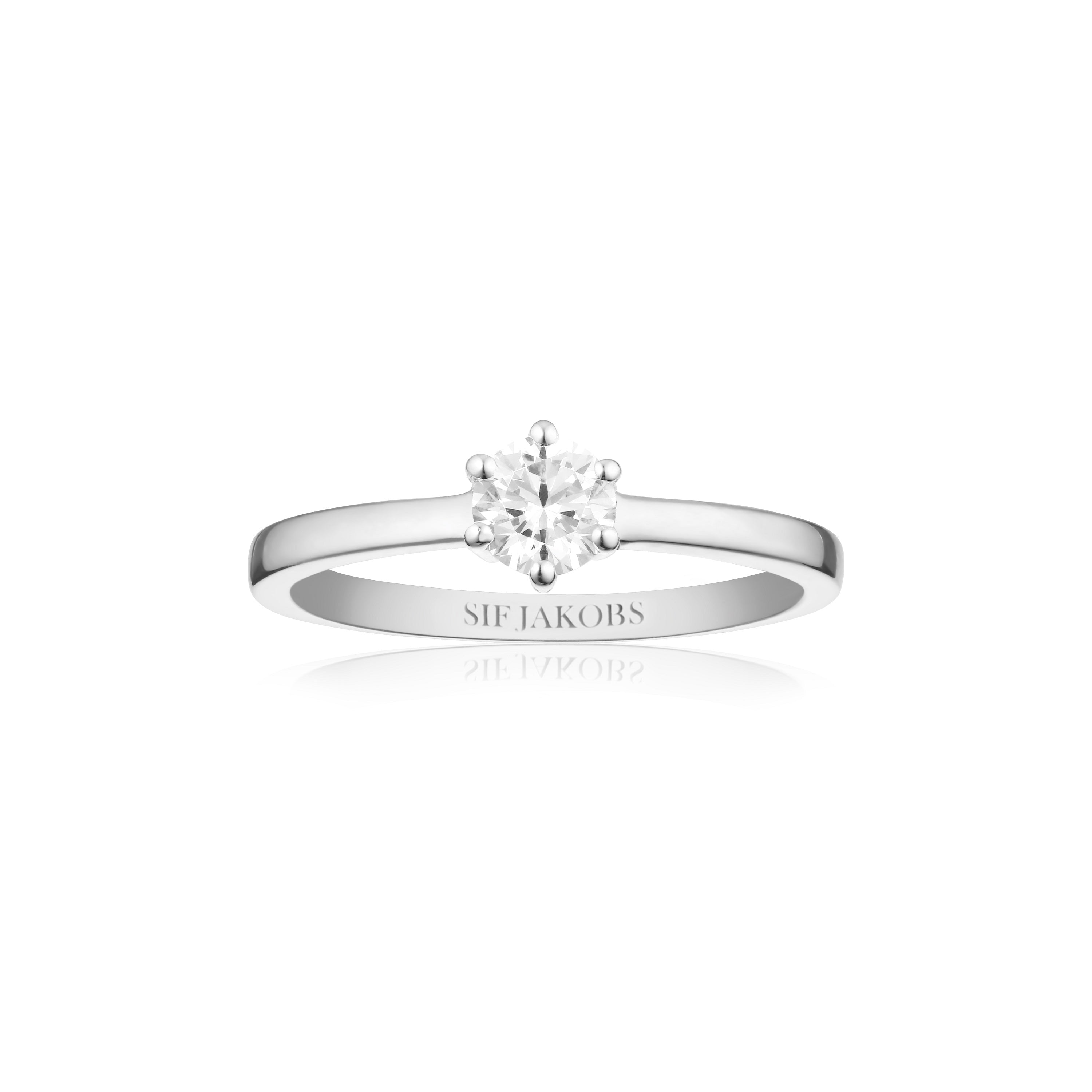 Sif Jakobs Ellera Uno Pianura Grande Sølv Ring R42283 - Sif Jakobs Fingerringe  - 1233690170725