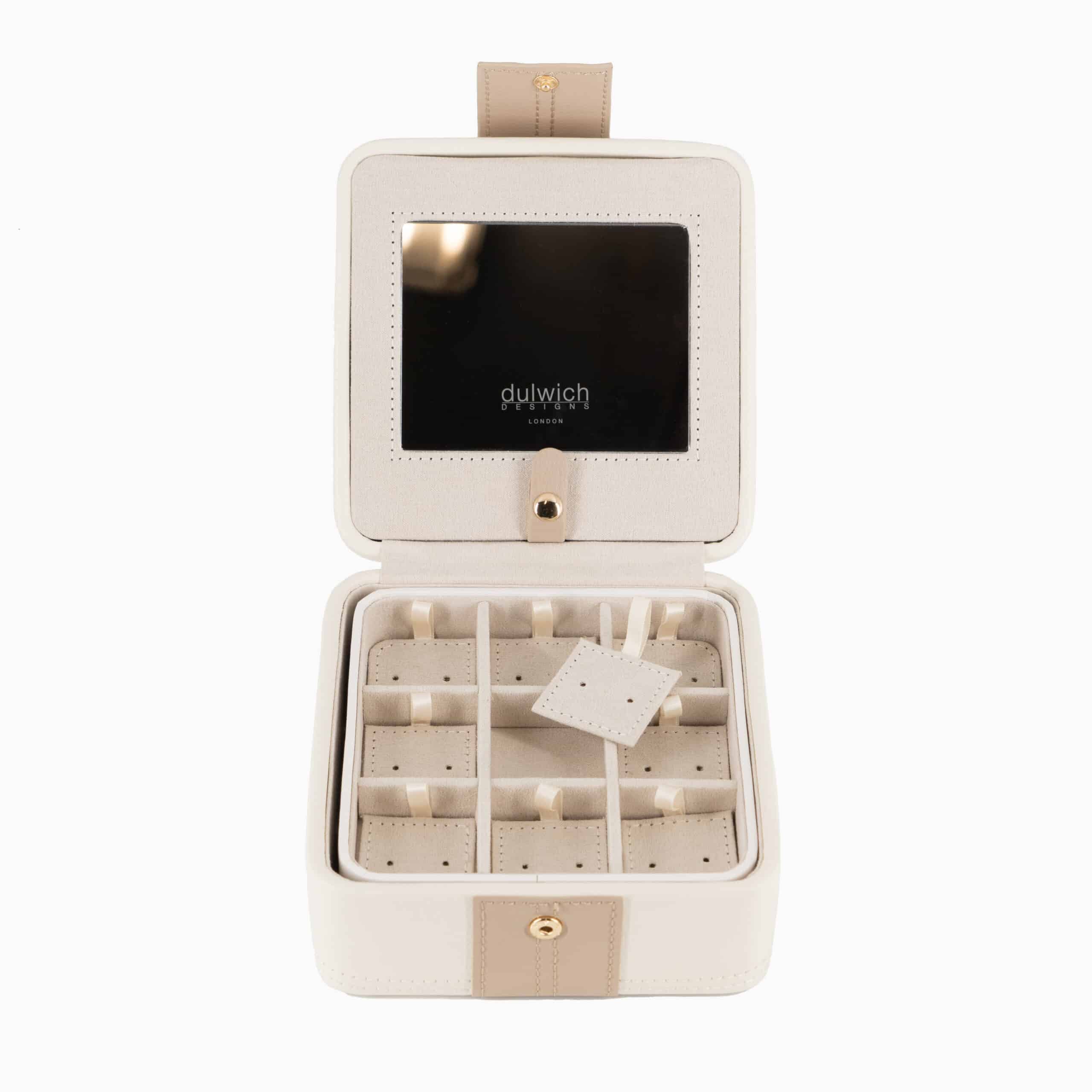 Beige Smykkeskrin Til øreringe 15cm 15cm 8cm Anita - Stackers Øreringe  - 5013648023350