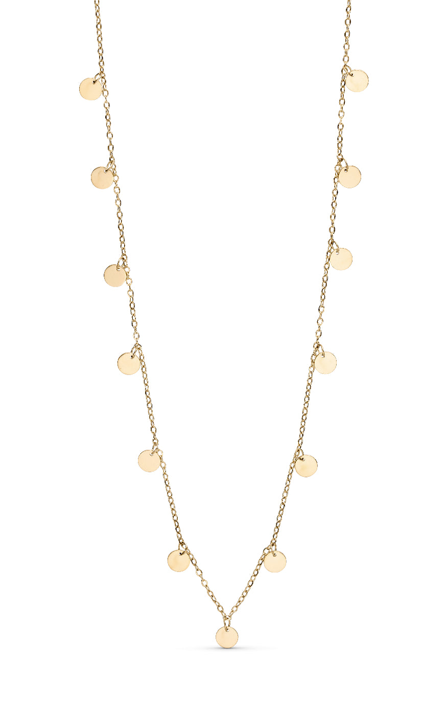 Guld Colour Smykkeli Copenhagen Halskæde Shiny Drop Gold Colour - Halskæder  - 47885173