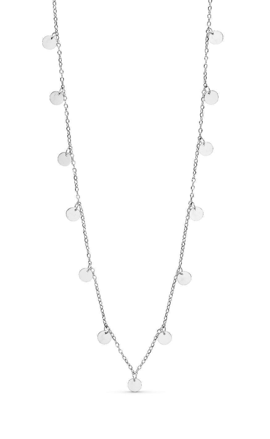 Guld Colour Smykkeli Copenhagen Halskæde Shiny Drop Silver Colour - Halskæder  - 47983477