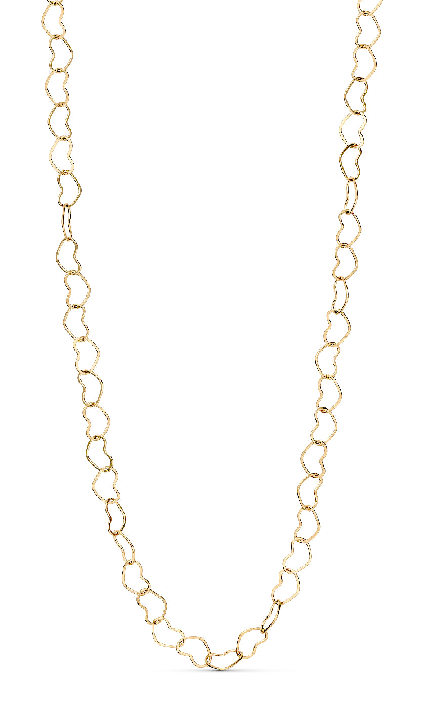 Guld Colour Smykkeli Copenhagen Halskæde Tiny Hearts Gold Colour - Halskæder  - 47491957