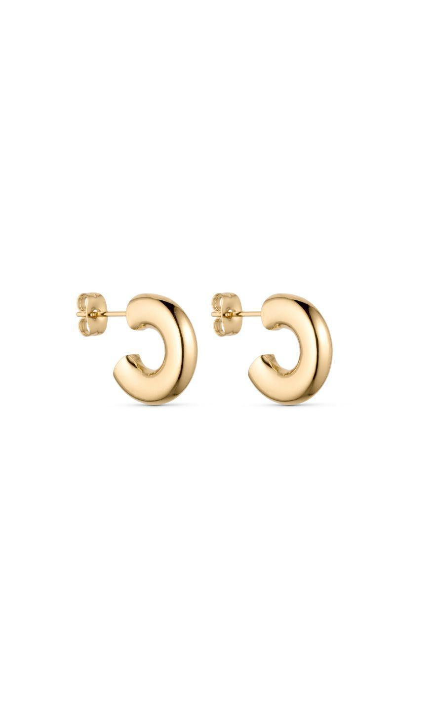 Smykkeli Copenhagen Hoops Lamia Gold Colour - Øreringe  - 45707849