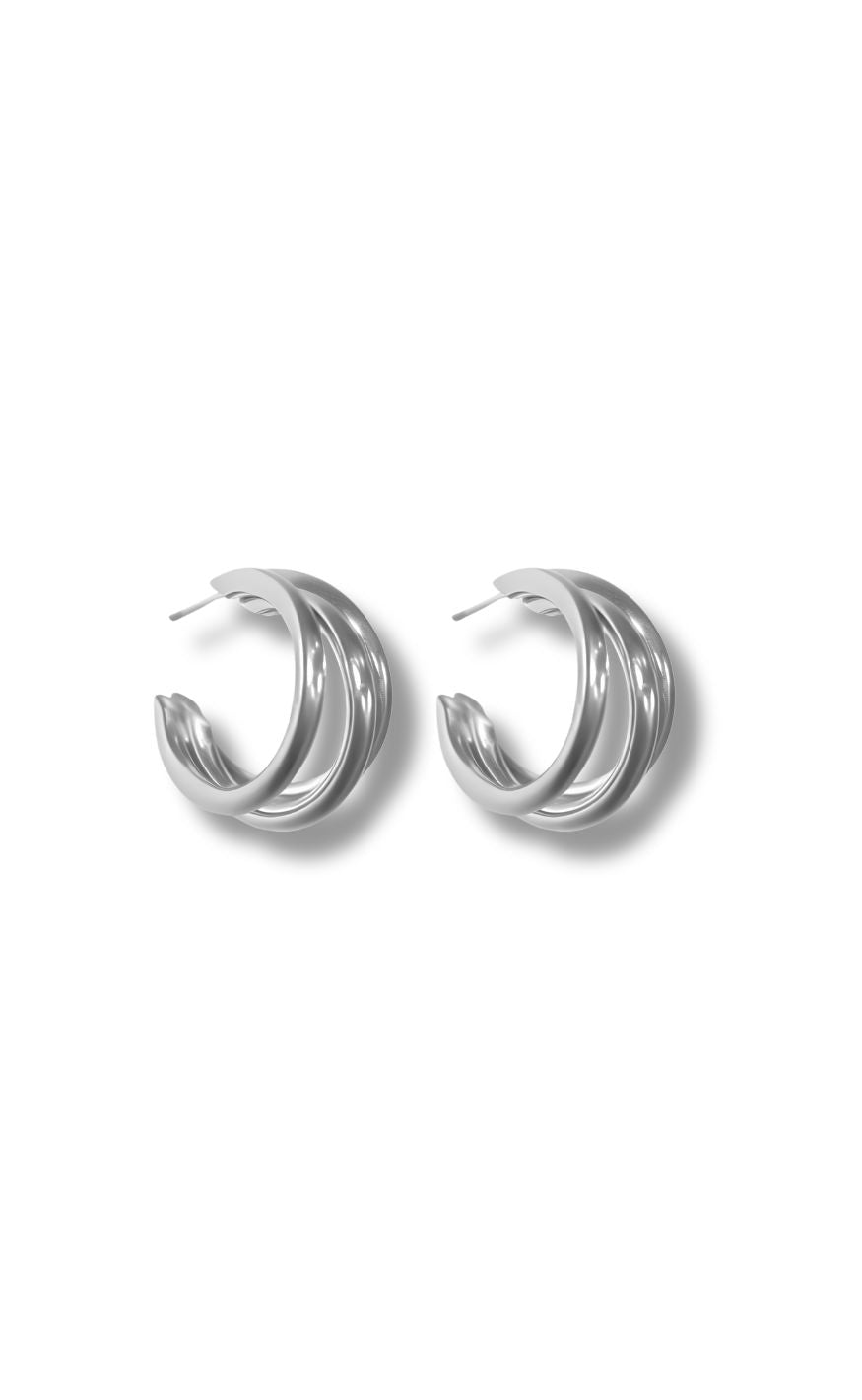 Smykkeli Copenhagen Hoops Sevilla Silver Colour - Øreringe  - 43160905