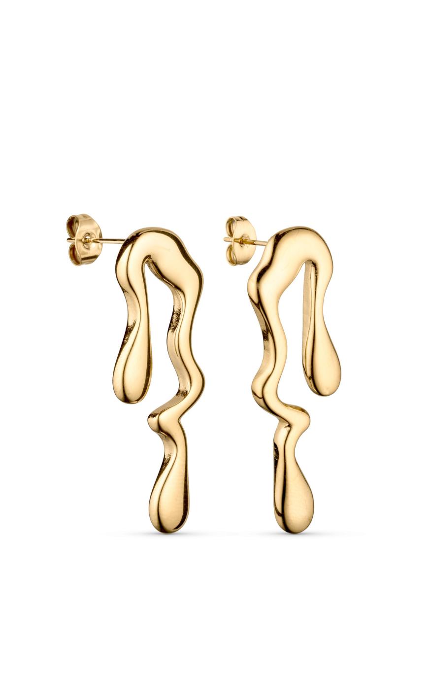Guld Colour Smykkeli Copenhagen Maja Gold Colour - Øreringe  - 86373749