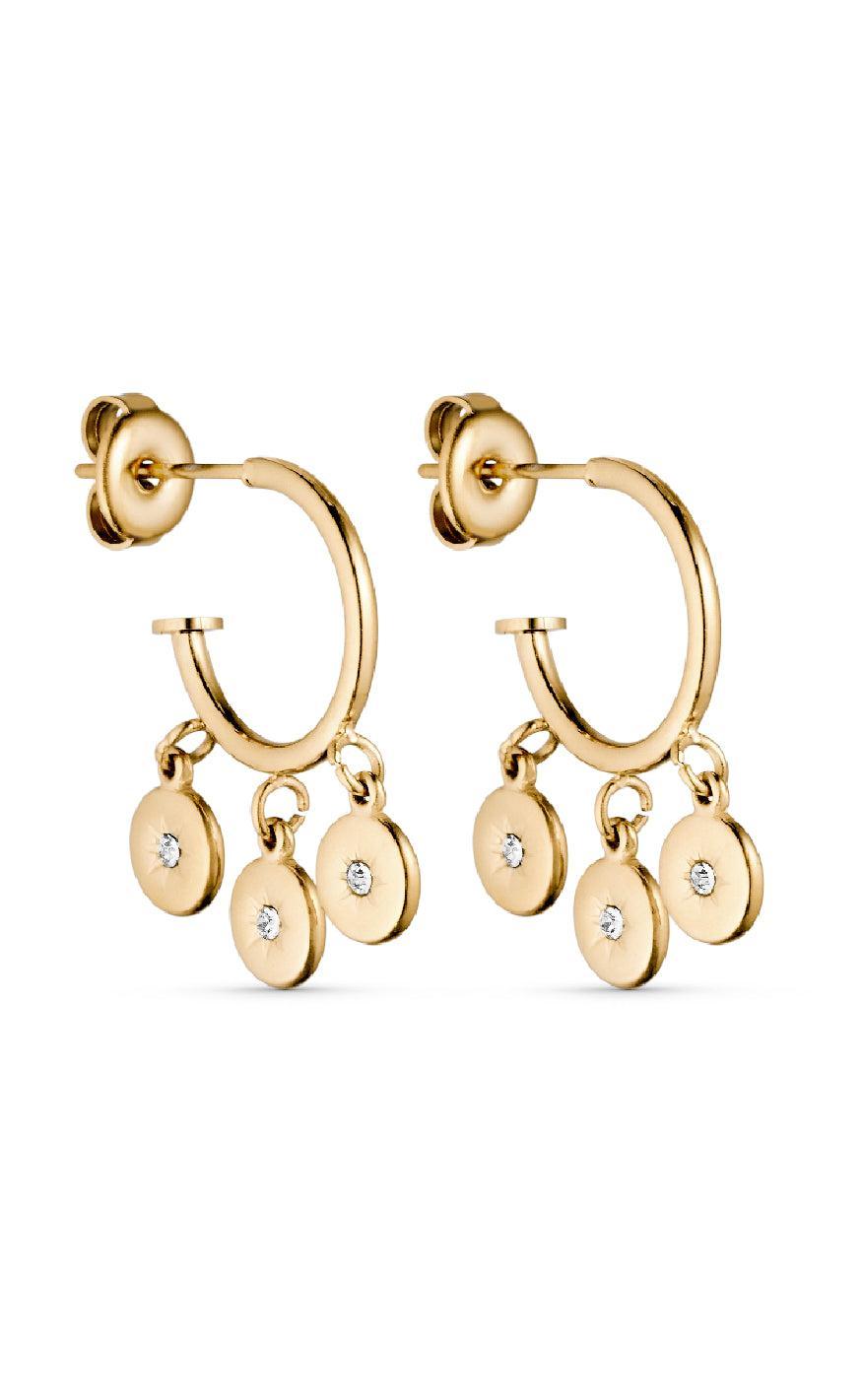 Smykkeli Copenhagen Rome Gold Colour - Øreringe  - 66183753