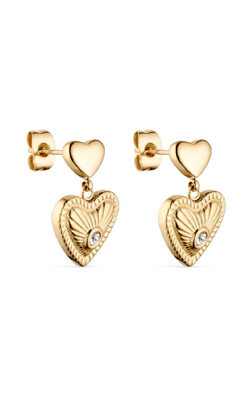 Guld Colour Smykkeli Copenhagen Sabrina Gold Colour - Øreringe  - 55115381