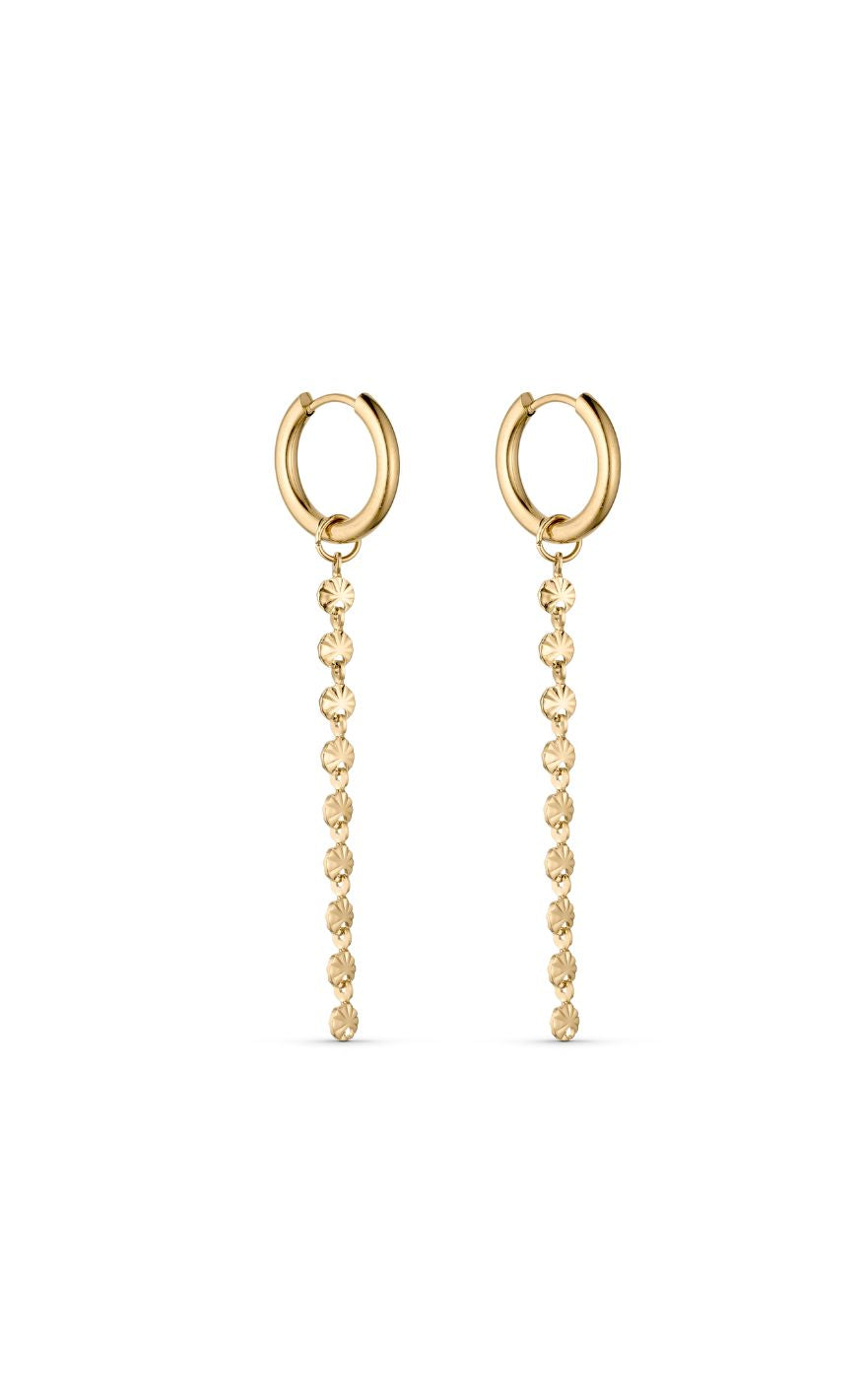 Guld Colour Smykkeli Copenhagen Sunny Long Gold Colour - Øreringe  - 54302837