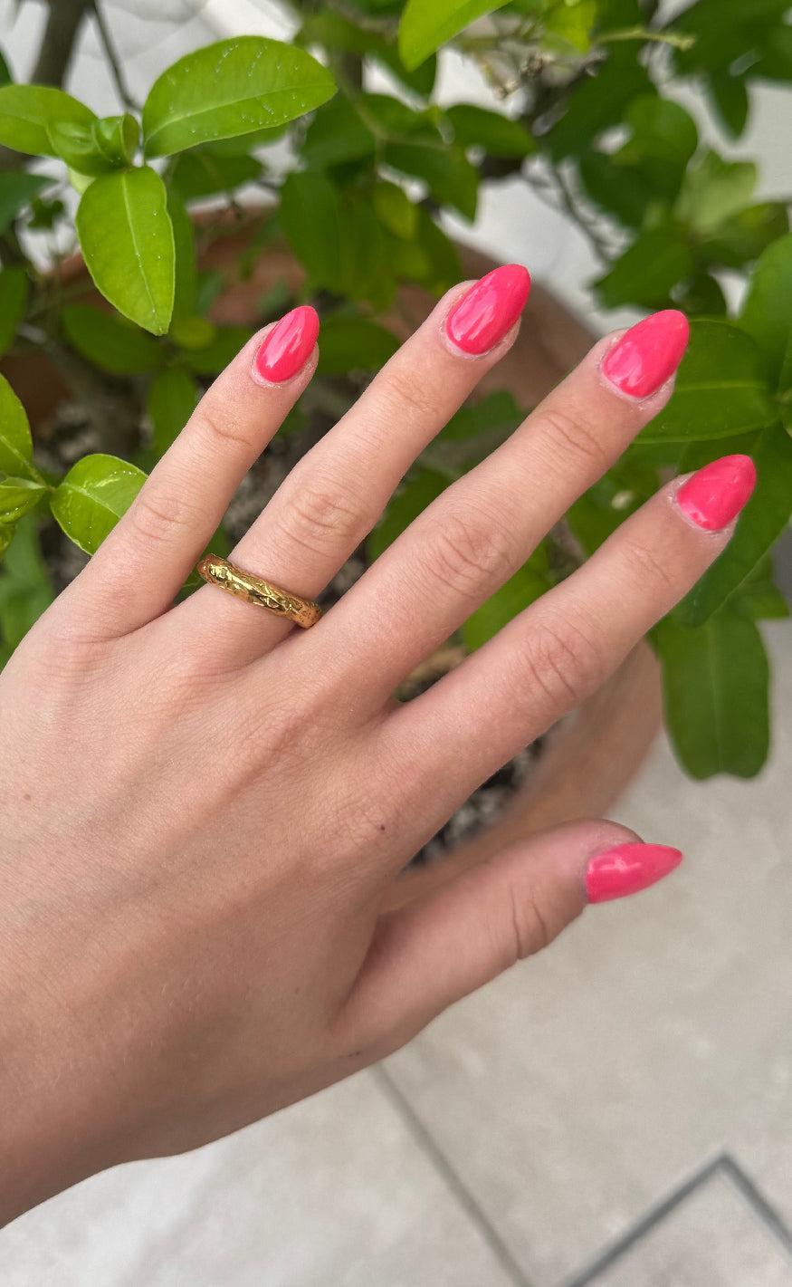 Smykkeli Copenhagen Ring Colmar Gold Colour - Fingerringe  - 95768393