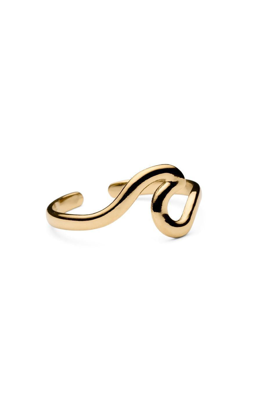 Smykkeli Copenhagen Ring Dublin Gold Colour - Fingerringe  - 61395273
