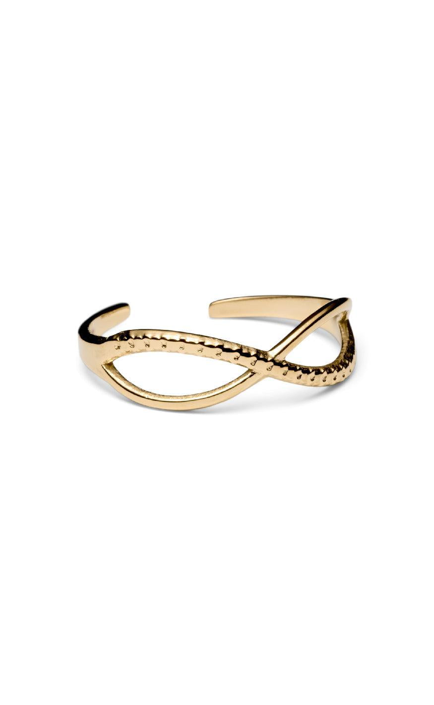 Gulden Colour Smykkeli Copenhagen Ring Hope Golden Colour - Fingerringe  - 08818249