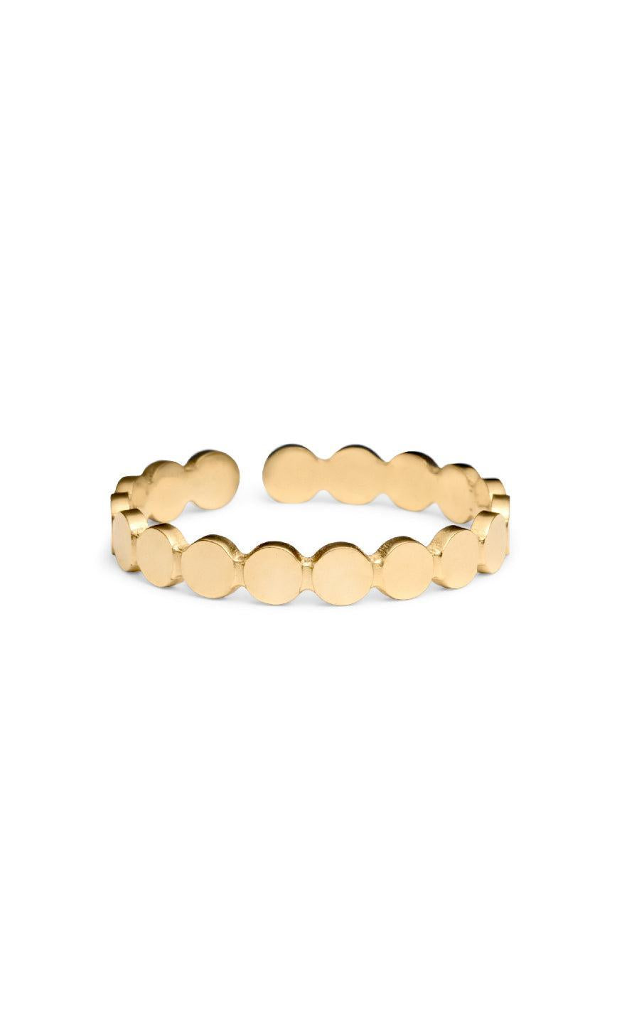 Guld Smykkeli Copenhagen Ring Oakland Gold Colour - Fingerringe - 51960905