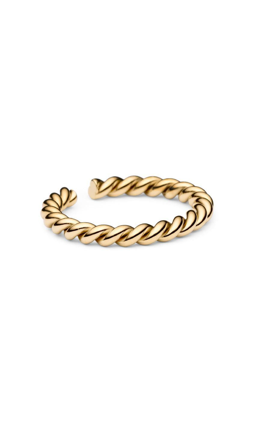 Guld Colour Smykkeli Copenhagen Ring Snake Gold Colour - Fingerringe  - 73058165