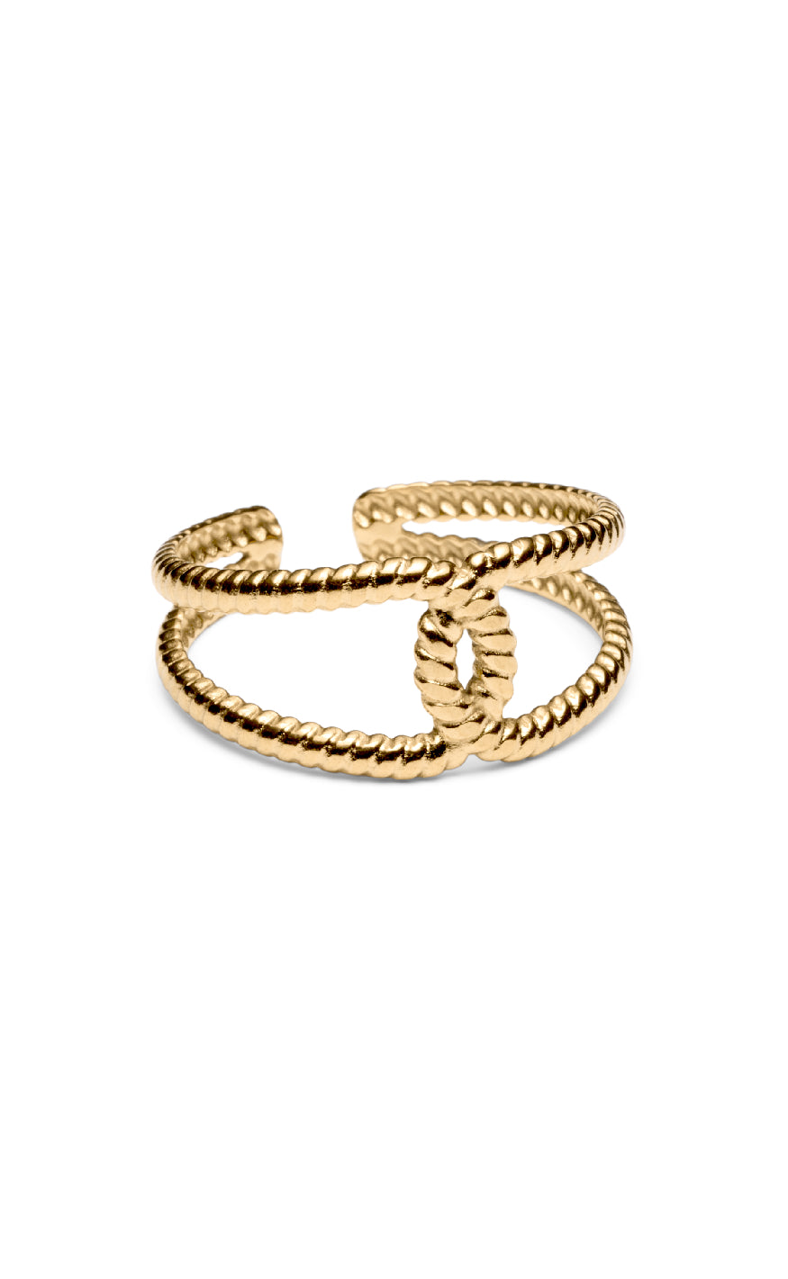 Guld Colour Smykkeli Copenhagen Ring Sus Gold Colour - Fingerringe  - 04769141