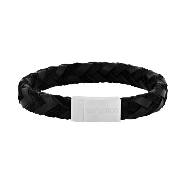 Sort Son Noa Armbånd Kalveskind 80970309121 - Son Of Noa Armbånd