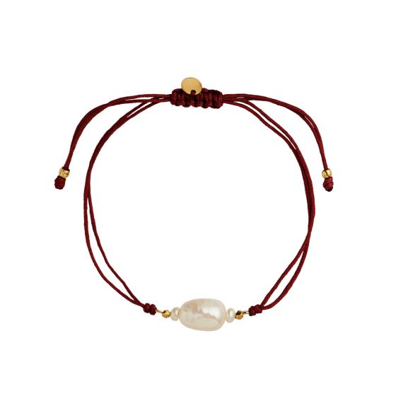 Stine Baroque Pearl Berrie Bordeaux Armbånd 3220 - Stine A Armbånd