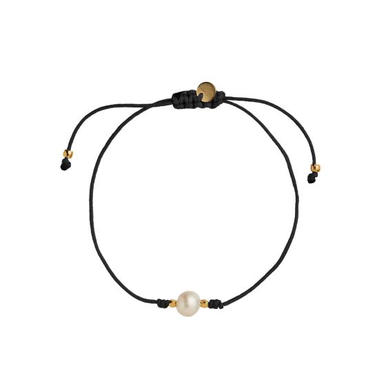 Sort Stine Big Pearl Berrie Black Armbånd 3221 - Stine A Armbånd