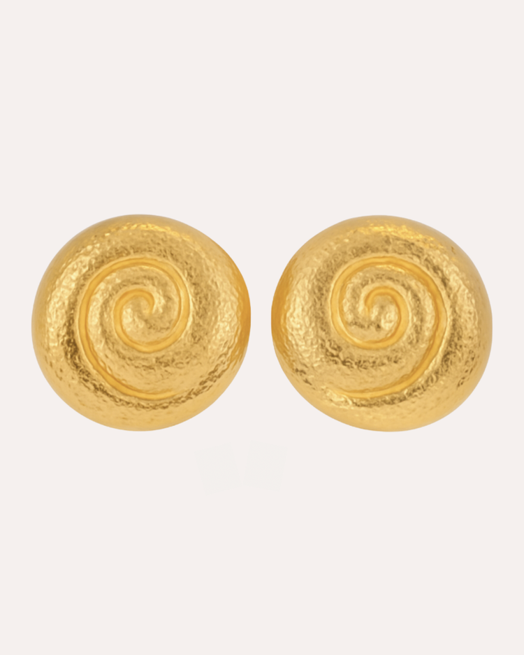 Twirl Earrings Forgyldt - Khaai Studio Ørestikkere