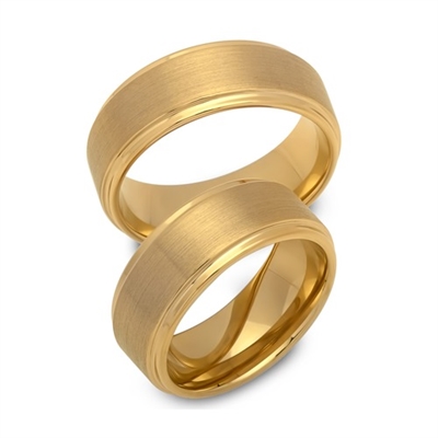 Vielsesringe Forgyldt Tungsten - Vielsesringe
